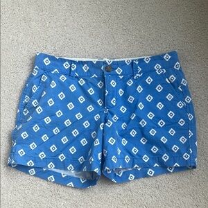 Old Navy Blue and White Bermuda Shorts Nautical Style